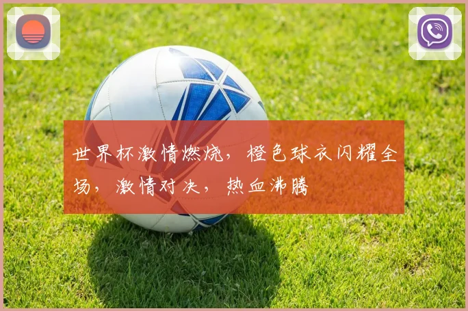 世界杯激情燃烧，橙色球衣闪耀全场，激情对决，热血沸腾